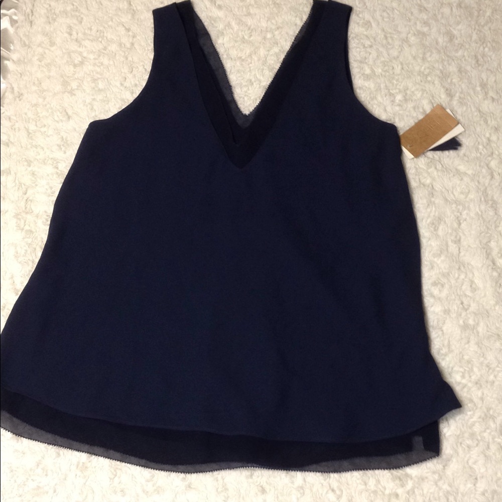 Rachel Rachel Roy navy blue tank